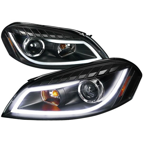 Spec-D Tuning 06-12 Chevrolet Impala Halo LED Projector Black 2LHP-IPA06JM-TM - main